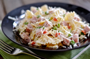 Pasta with Alfredo and Ham — Your Gluten Free Kitchen