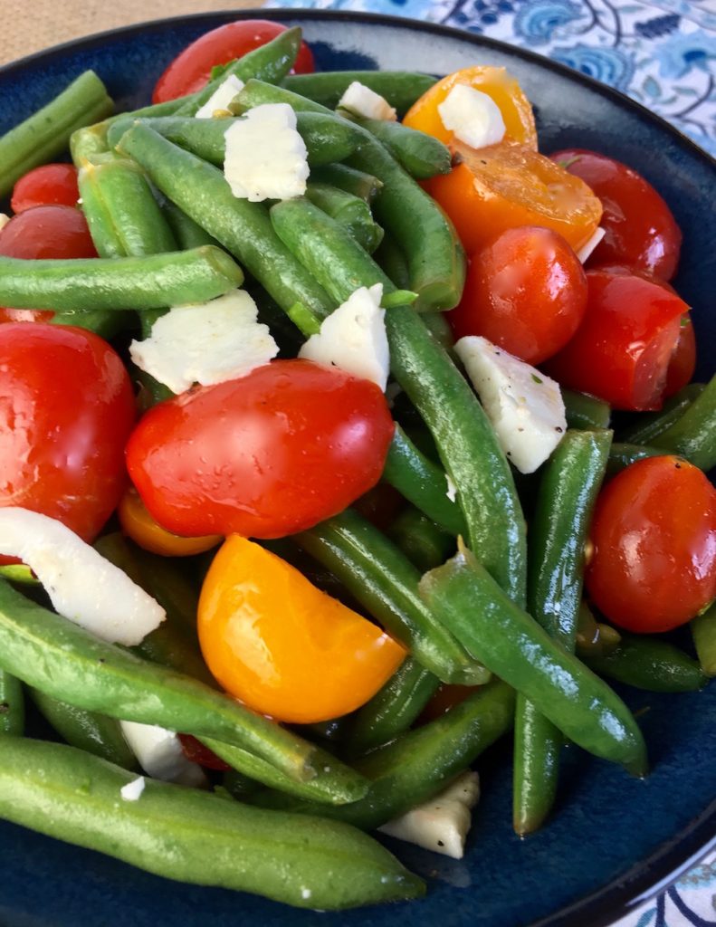 Gluten Free Green Bean Salad with Tomatoes & Feta — Your Gluten Free ...